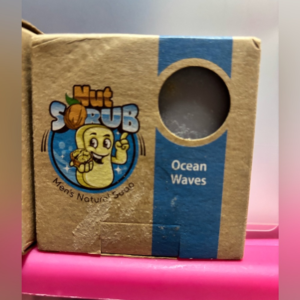 Nut Scrub Men's Natural Soap - Ocean Waves & Figi Sands scents